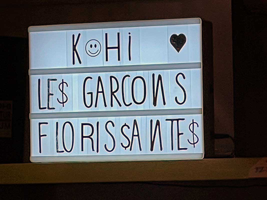 Les Garçons Florissants Live im KOHI
